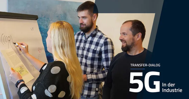 Transfer-Dialog 5G in der Industrie Bild: Transfer-Dialog 5G in der Industrie