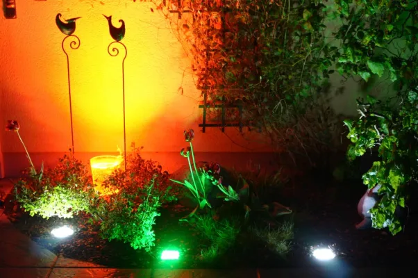 Bild: Bodendekorleuchten und Effektbeleuchtung