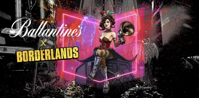 Bild: Ballantine's stellt Mad Moxxi aus Borderlands als Chief Galactic Expansion Officer (CGEO) ein