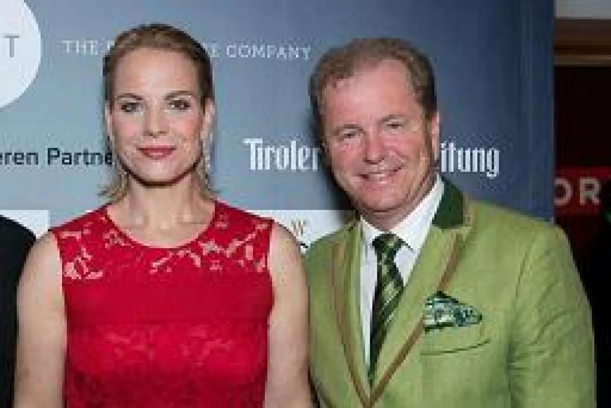 Elina Garanca & Hoteldirektor Johannes Mitterer © Hotel Kitzhof