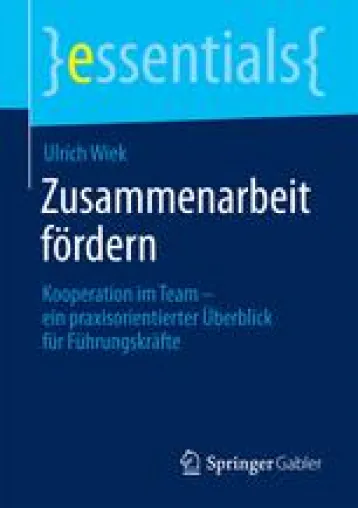 Buchveröffentlichung von Dr. Ulrich Wiek „Zusammenarbeit fördern“ Bild: Buchveröffentlichung von Dr. Ulrich Wiek „Zusammenarbeit fördern“