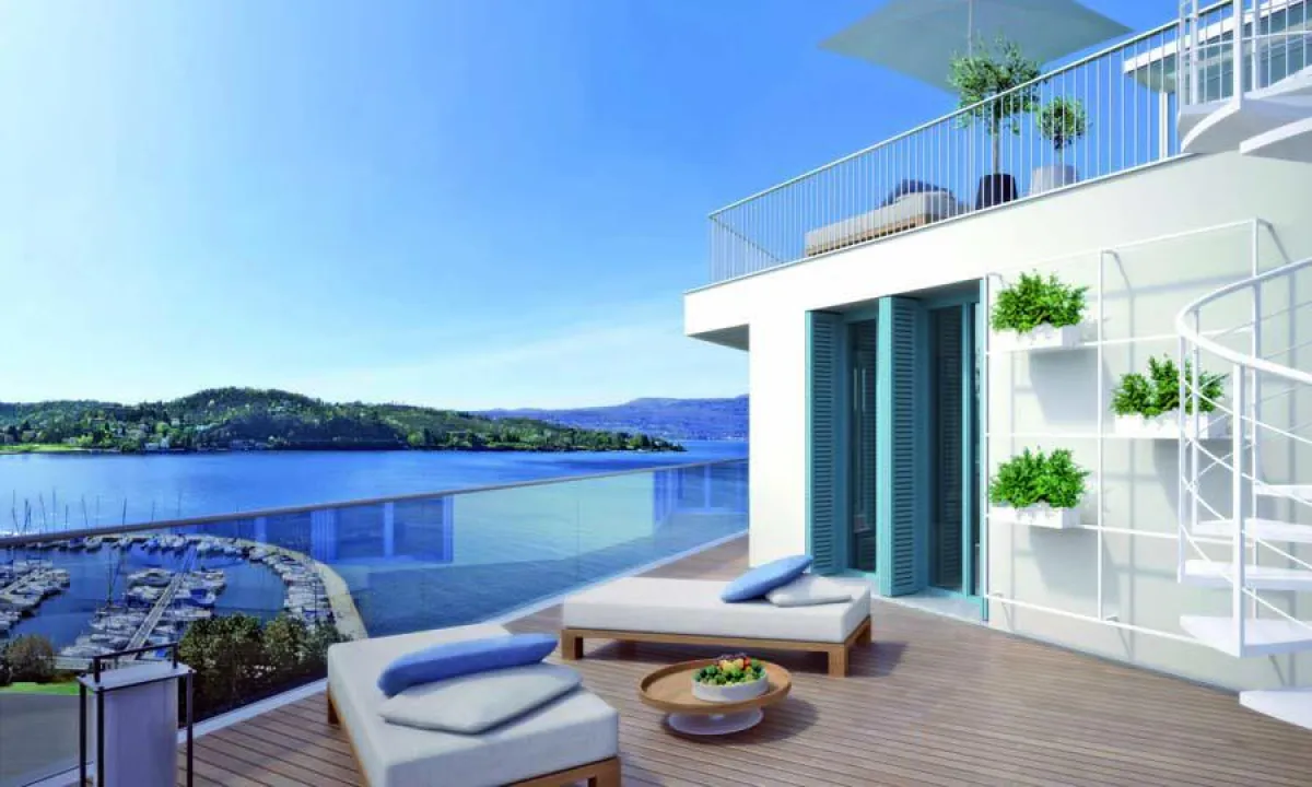 Panoramaterrasse einer Penthaus-Wohnung, Bild: Laveno Premium Realestate