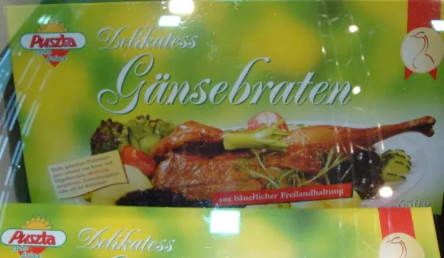 Bild: Fleisch von Stopfleber-Gänsen nicht erkennbar: Tierschützer fordern deutliche Kennzeichnung aller Qualprodukte
