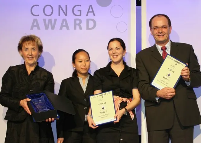 Romantik Hotel Schloss Rheinfels beim CONGA-AWARD geehrt Bild: Romantik Hotel Schloss Rheinfels beim CONGA-AWARD geehrt