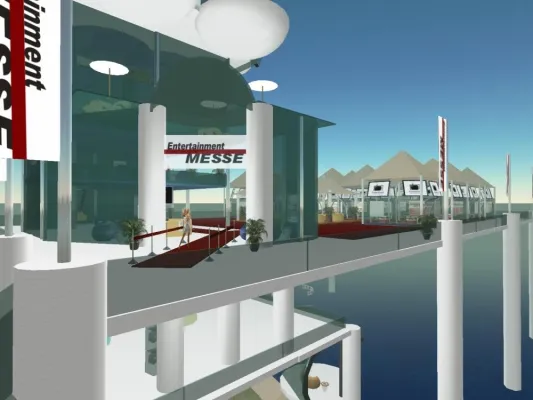 Bild: Erste Entertainment Messe in Second Life eröffnet - Kostengünstigster Einstieg für Medienfirmen