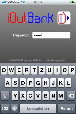 Bild: iOutBank - Mobile Banking Software für iPhone und iPod Touch