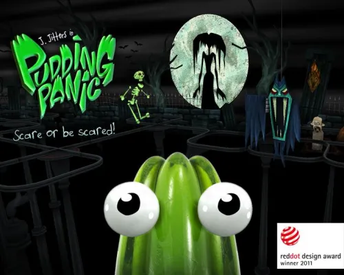 Bild: Designpreis: kunst-stoffs Action Puzzle Game PUDDING PANIC erhält das Qualitätssiegel red dot