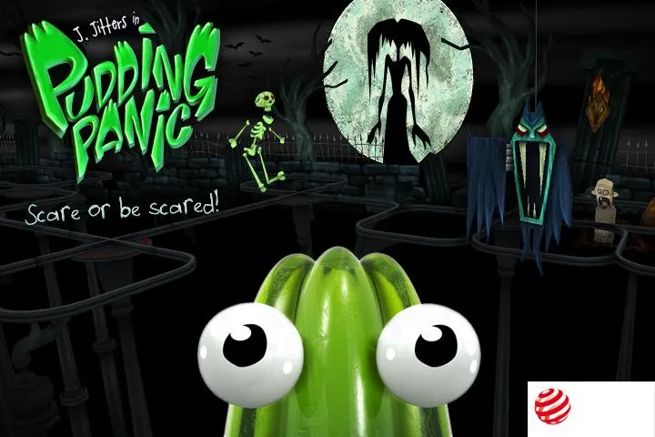 Designpreis: kunst-stoffs Action Puzzle Game PUDDING PANIC erhält das Qualitätssiegel red dot Bild: Designpreis: kunst-stoffs Action Puzzle Game PUDDING PANIC erhält das Qualitätssiegel red dot
