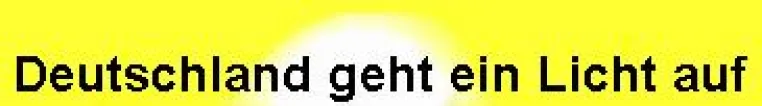 Bild: Lichtaus für den Klimaschutz ist gut - aber noch besser, wenn Deutschland ein Licht aufgeht