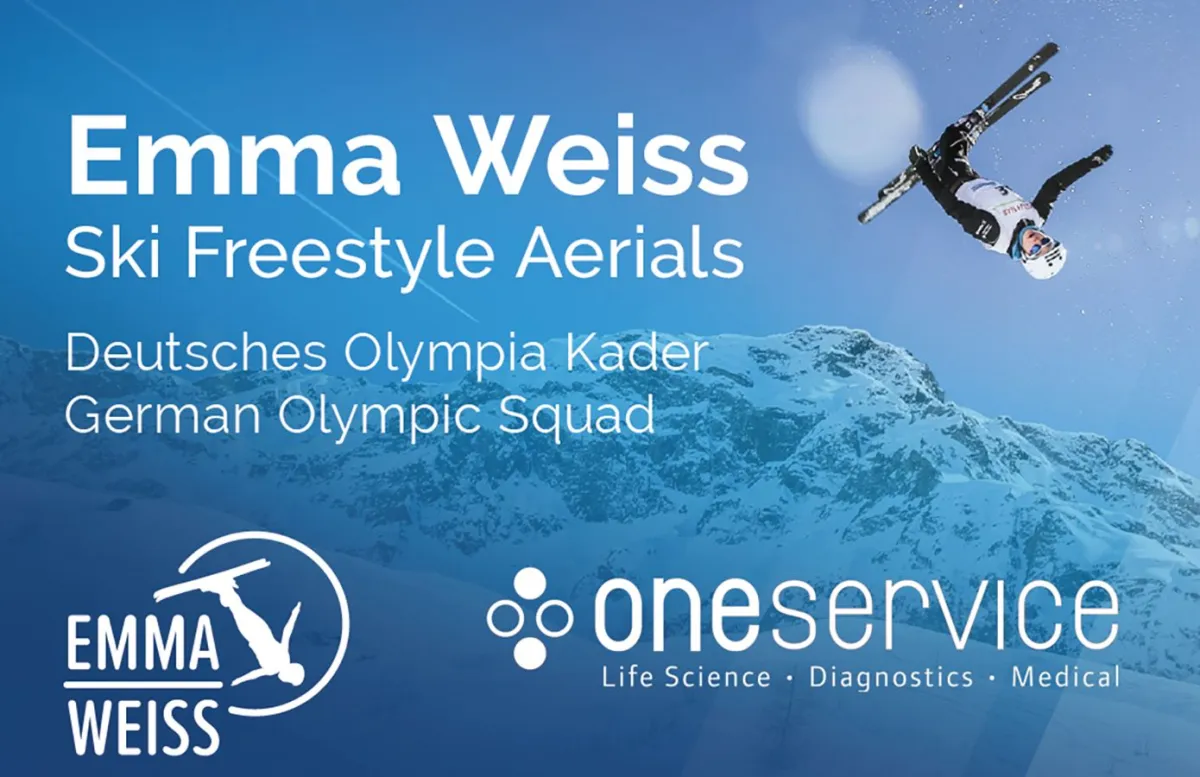 oneservice sponsert Weltklasse-Athletin Emma Weiss (© oneservice 2021)