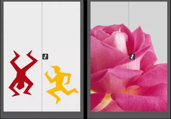 Individuelles Schrankdesign von META - Bürolinie META COMPACT® PLUS setzt Maßstäbe Bild: Individuelles Schrankdesign von META - Bürolinie META COMPACT® PLUS setzt Maßstäbe