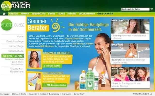Bild: Moccu kreiert Sommerspecial für Garnier