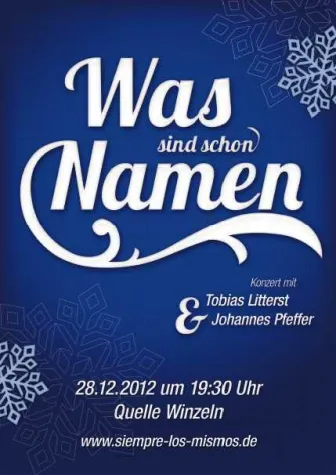 Bild: Konzert mit Tobias Litterst und Johannes Pfeffer