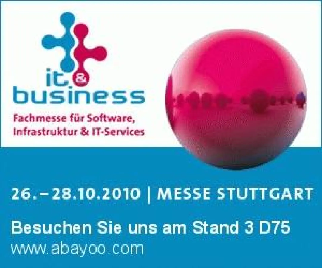 ABAYOO präsentiert SAP Business ByDesign bei der It&Business Stuttgart