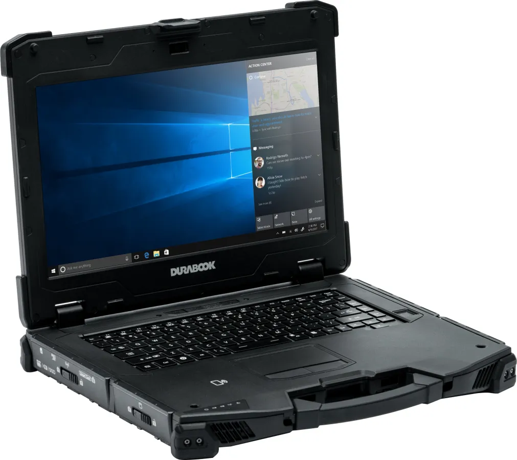 Durabook Z14I Rugged Industrie Notebook mit Intel Core i5 CPU, bis zu 64 GB DDR4 RAM