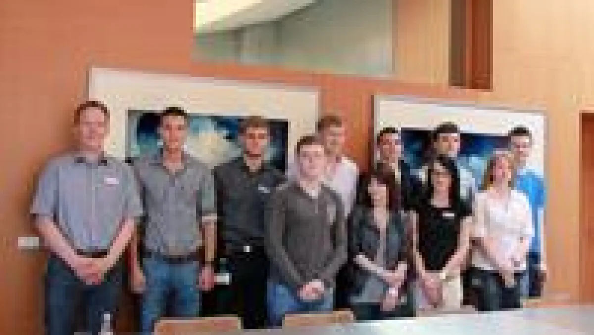 Begrüßung der neuen Azubis bei Archimedes