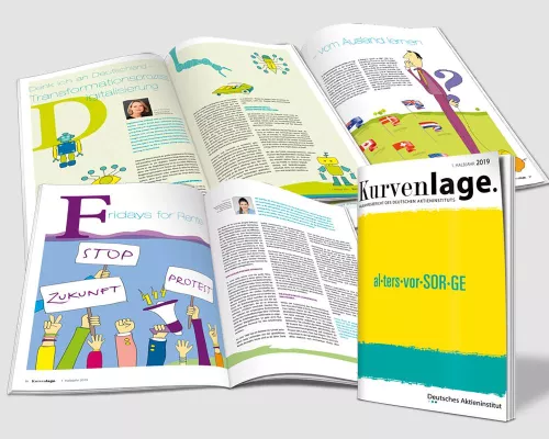 Bild: Pantos realisiert eine weitere Ausgabe der "Kurvenlage" für das Deutsche Aktieninstitut.
