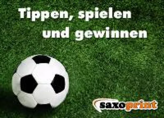 Bild: Gewinnen Sie bei einem Tippspiel von Saxoprint hochwertige Preise