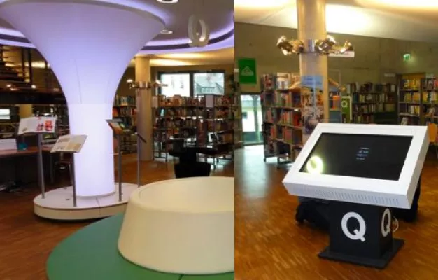 Bild: Zukunftsweisende Informationsvermittlung: Sechs Bibliotheken in NRW nutzen Multitouchsysteme von data-touch