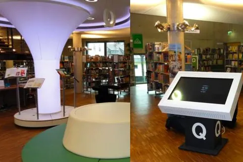 Bild: Zukunftsweisende Informationsvermittlung: Sechs Bibliotheken in NRW nutzen Multitouchsysteme von data-touch