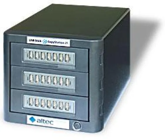 Bild: Neue altec USB Stick CopyStation 21 ermöglicht schnelle Content-Duplizierung auf USB-Sticks