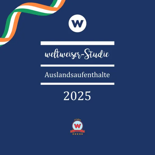 weltweiser-Studie zeigt: Irland ist beliebtestes europäisches Ziel beim Schüleraustausch Bild: weltweiser-Studie zeigt: Irland ist beliebtestes europäisches Ziel beim Schüleraustausch