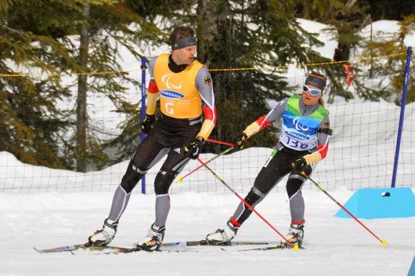 Bild: Blindes Vertrauen: Verena Bentele wechselt ihre Disziplin