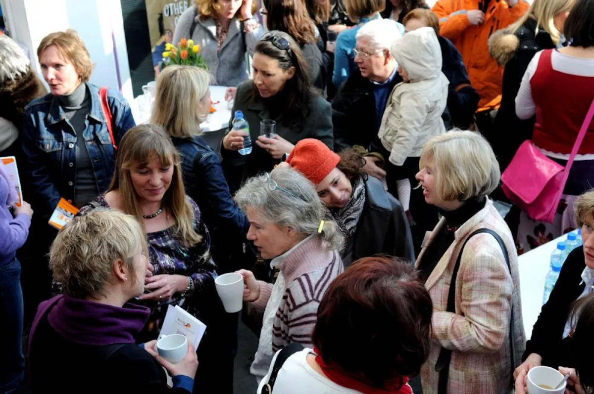 Netzwerken auf GUIDE-Branchentreff (Fotografin Sabine Fritz/foto fritz)