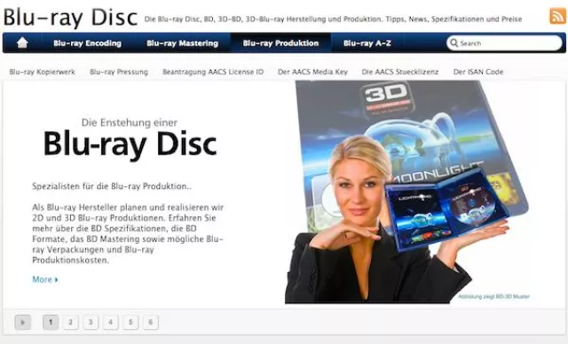 So ensteht eine Blu-ray Disc - Neue Website zeigt wie Profis arbeiten und gibt Tipps zur Blu-ray Produktion Bild: So ensteht eine Blu-ray Disc - Neue Website zeigt wie Profis arbeiten und gibt Tipps zur Blu-ray Produktion