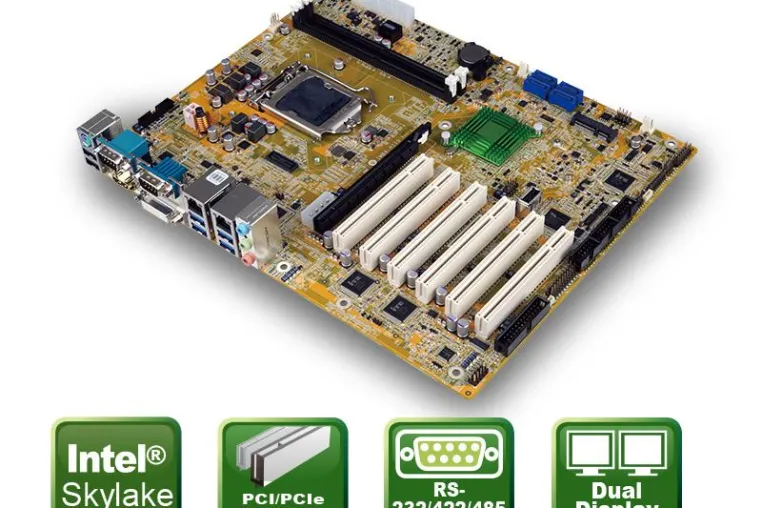 Bild: Sechs PCI Slots mit Skylake Performance