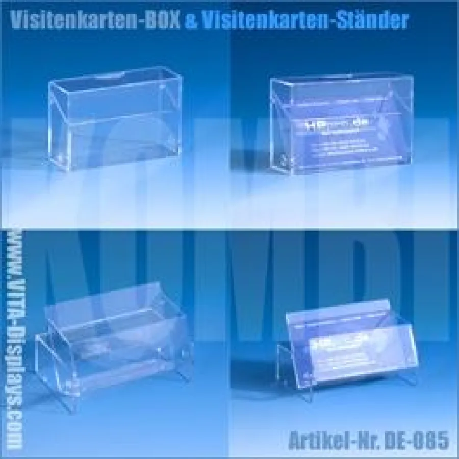 Visitenkartenhalter vom Werbedisplay-Hersteller VITAdisplays