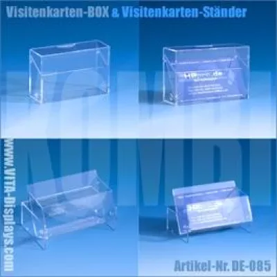 Bild: VITAdisplays® erweitert sein Sortiment attraktiver Visitenkartenhalter