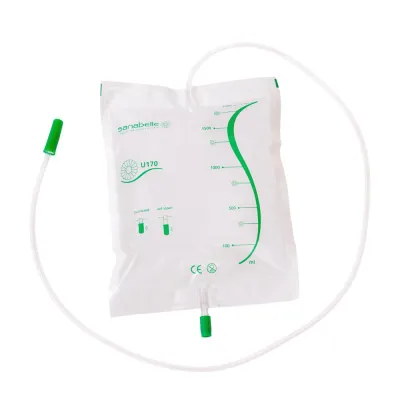 Bild: Ideal für den Einsatz mit Urinalkondom oder Urostomiebeutel - Der neue sanabelle Beinbeutel U170