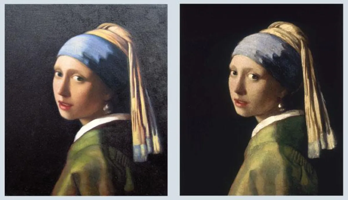 Welches ist das Oegemälde und welches das Original?