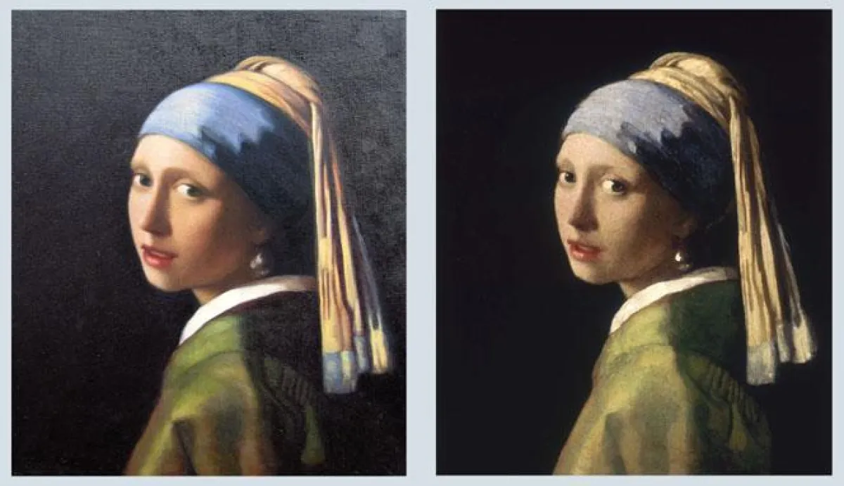 Welches ist das Oegemälde und welches das Original?