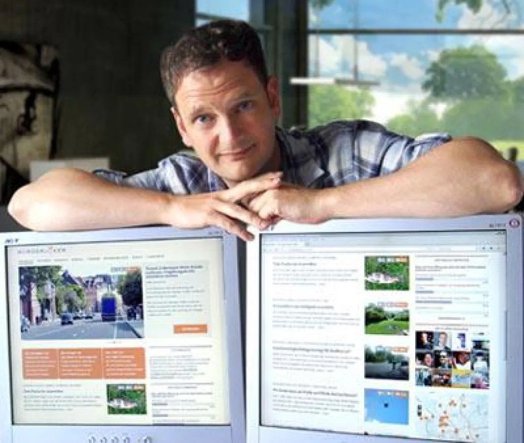 Helge Mühr präsentiert sein regionales Bürgerbeteiligungsnetzwerk