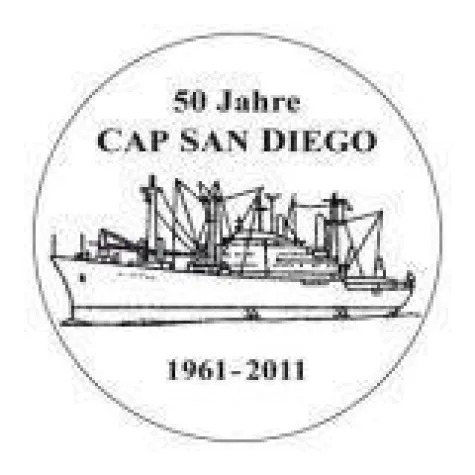 Bild: Endspurt - Die Cap San Diego geht ins Finish - Ausdocken und Werftfahrt