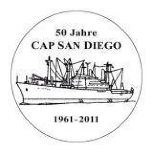 Bild: Endspurt - Die Cap San Diego geht ins Finish - Ausdocken und Werftfahrt