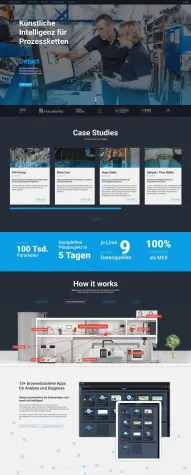 Bild: Neue Website zur KI-gestützten Überwachung von Fertigungsprozessen