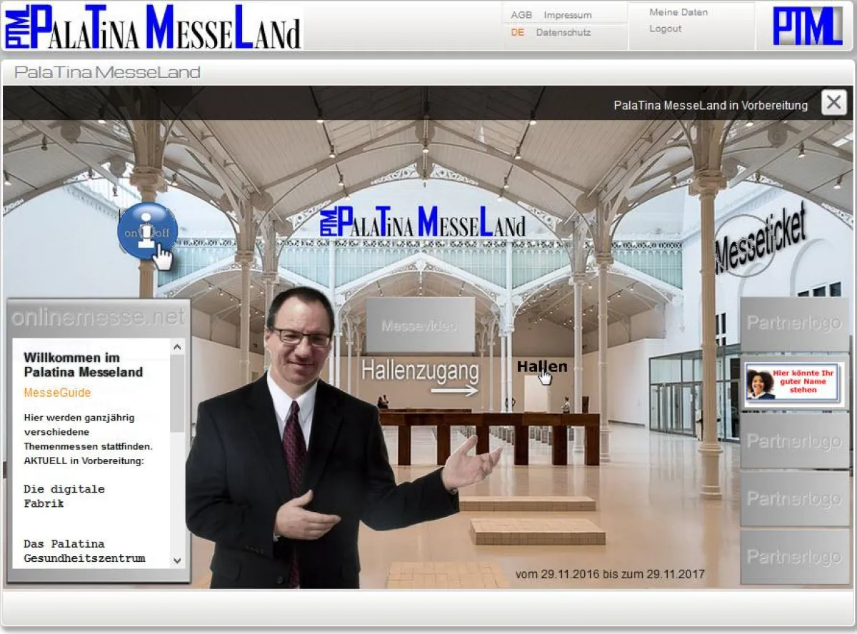 Messeeingang nach dem Umbau