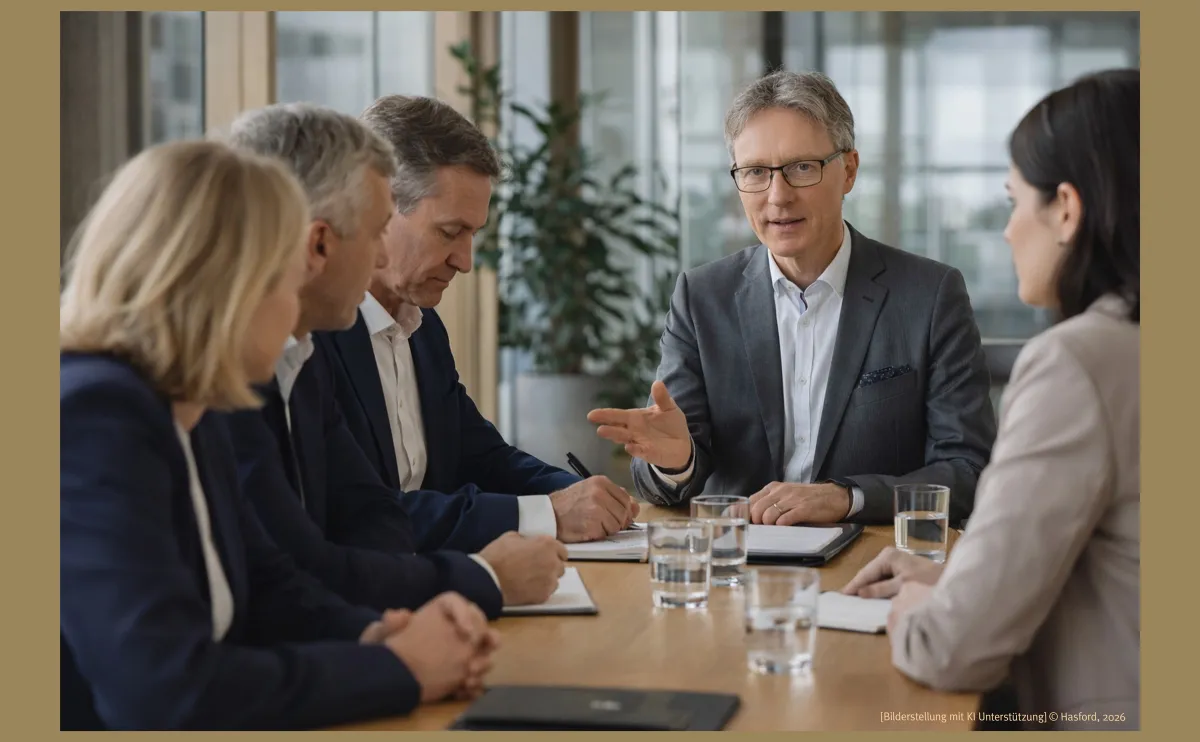 „Ich suche den Konflikt, der gelöst werden will“, sagt Ralf Hasford. (© © hasford 2026 [Teile unter Verwendung einer Bild-KI erstellt])