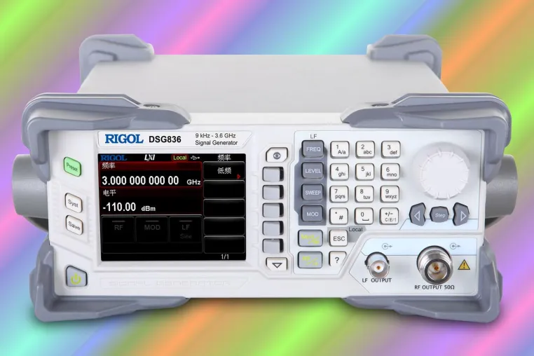 Zuwachs für die Rigol DSG800-Serie - HF-Signal-Generator mit standardmäßiger IQ-Modulation Bild: Zuwachs für die Rigol DSG800-Serie - HF-Signal-Generator mit standardmäßiger IQ-Modulation