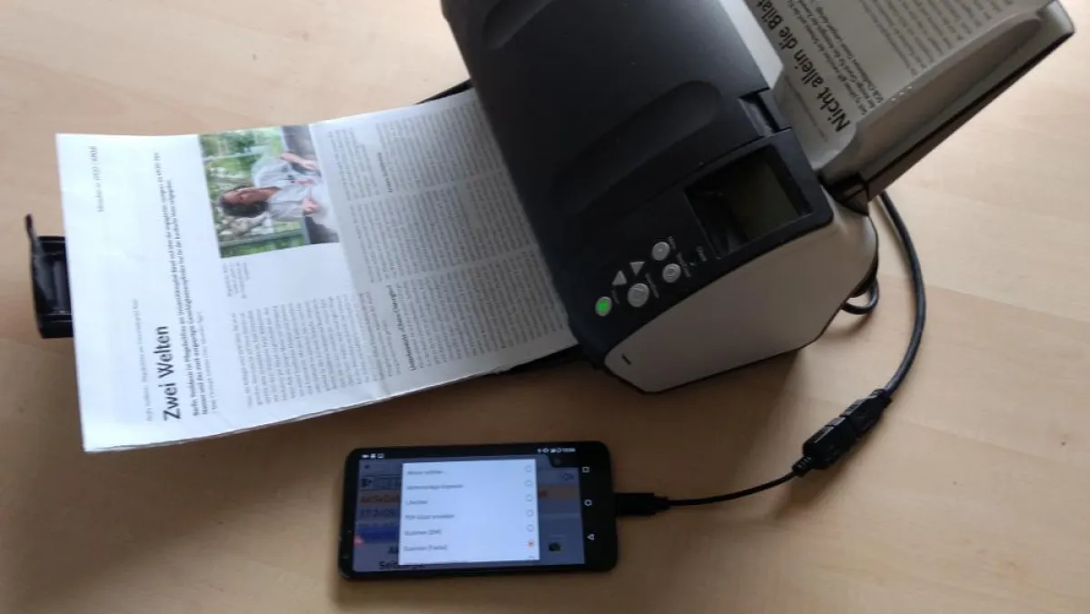 ArchivistaBox-Smartphone als autarke Scan-Station