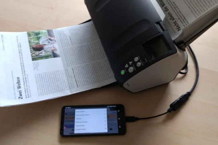 Bild: 25 Tonnen Papier auf dem Smartphone mit der ArchivistaBox