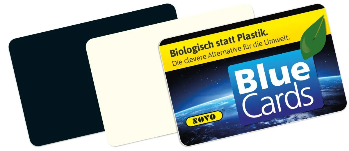 Biologisch abbaubar: Alternative zu herkömmlichen Kundenkarten und Geschenkkarten aus Plastik