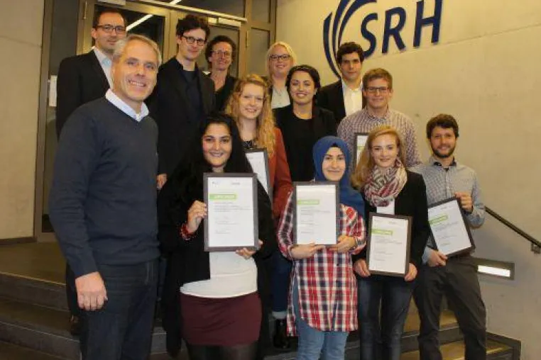 Langfristige Unterstützung erhalten – 8 Stipendien an der SRH Hochschule Hamm vergeben Bild: Langfristige Unterstützung erhalten – 8 Stipendien an der SRH Hochschule Hamm vergeben