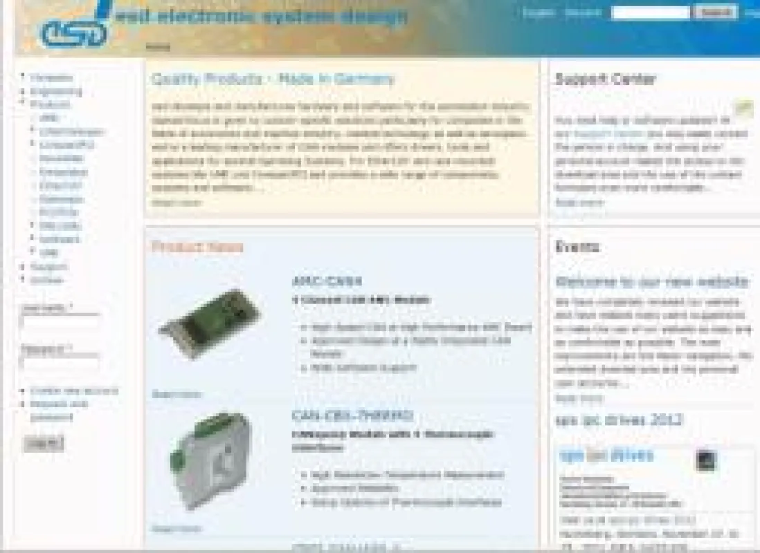 Website esd gmbh
