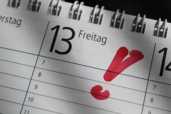 Bild: Freitag, der 13. - ein Tag wie jeder andere
