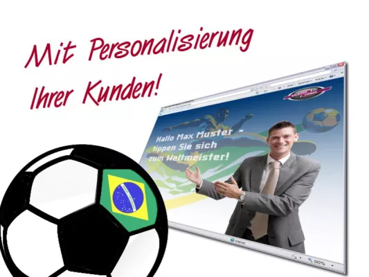 Bild: Ihr Webtraffic-Turbo zur WM: Das Online-Tool „Tipp-Game“ von proteco
