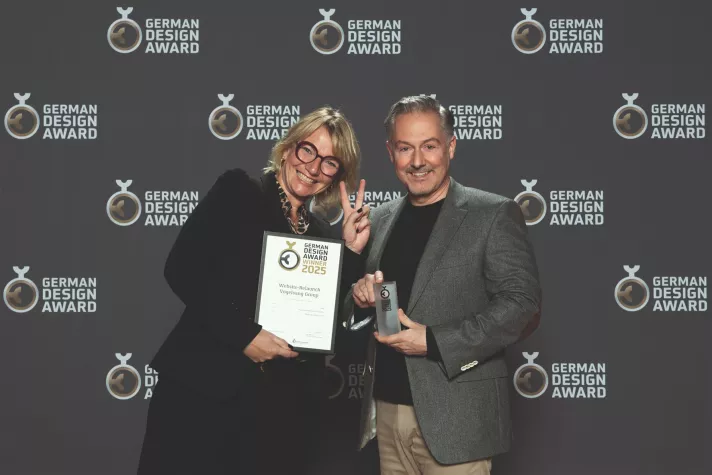Bild: Wegner & Partner gewinnt German Design Award für innovativen Website-Relaunch